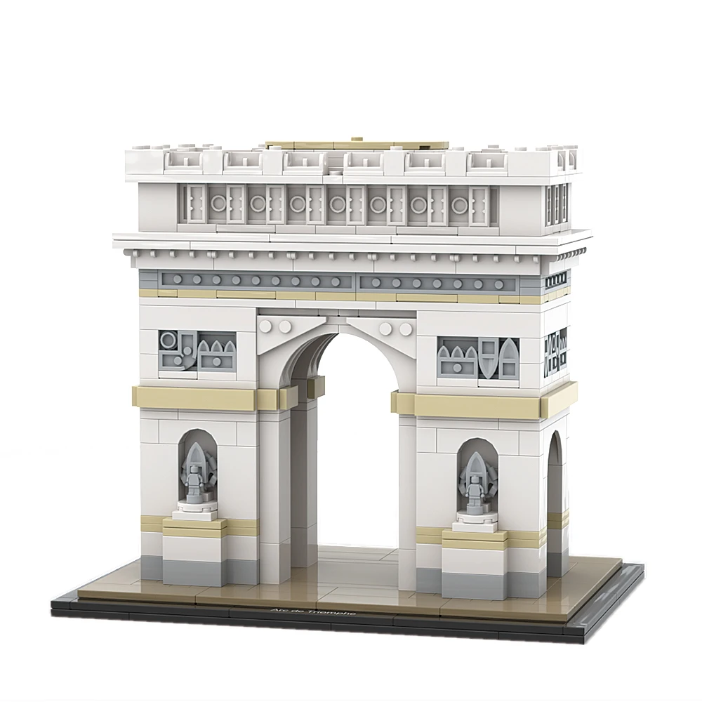 Gobrick MOC архитектура мира Триумфальная арка строительные блоки Франции модель