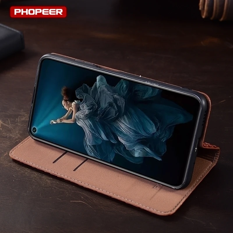 Чехол из натуральной кожи для Huawei Honor Magic 6 5 Pro Ultimate X9A X9B X40