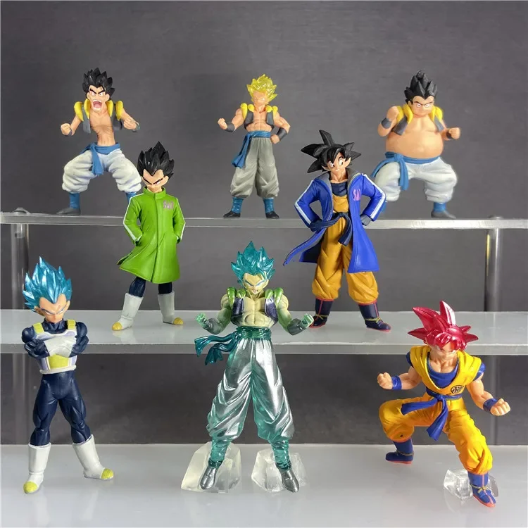 Игрушки BANDAI Dragon Ball 8 см HG GACHA GT Super PB ограничитель души Сон Гоку Вегета IV гогета