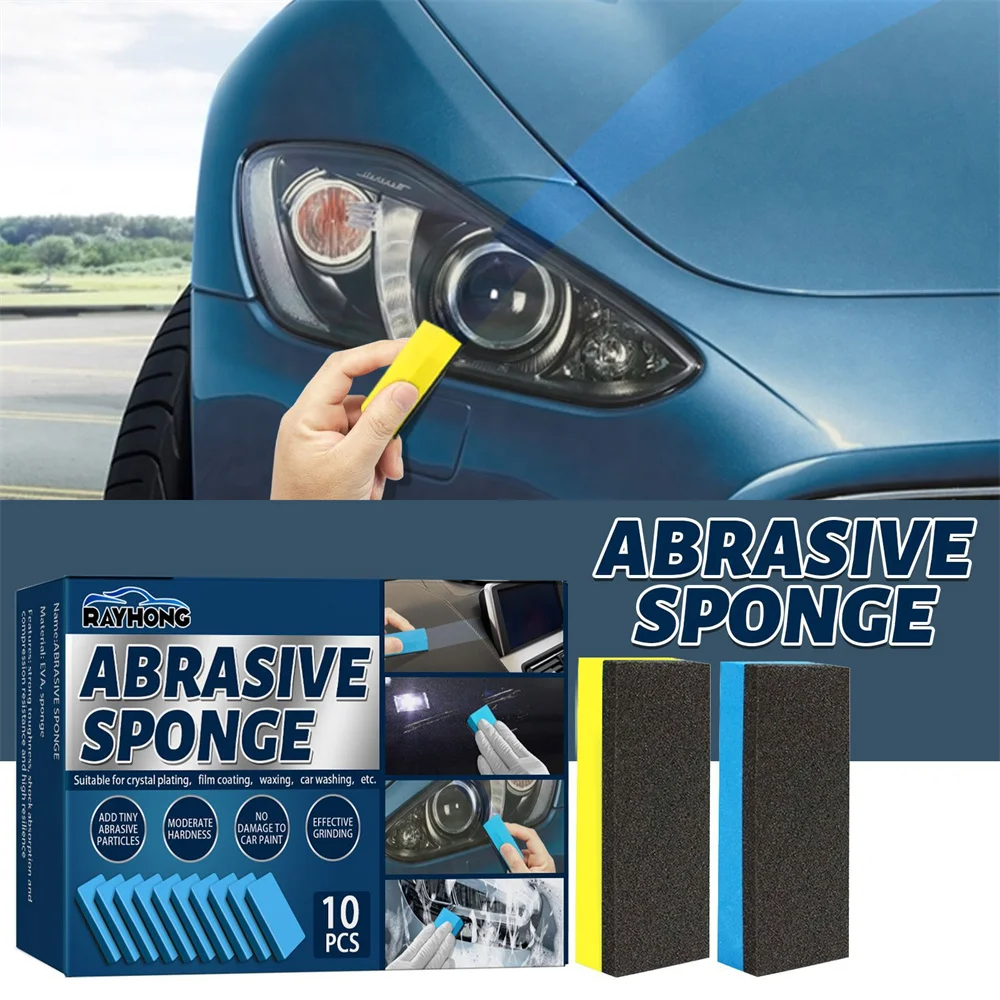 

10 Pieces Car Absorbent Cotton Multifunction Non-toxic Car Care Sponge Portable Shock Absorption Car Accessories Eva Material