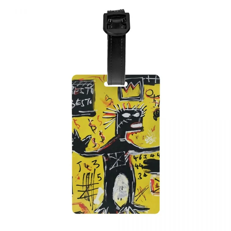 

Лучшие багажные бирки на заказ, бирки для багажа джинс Мишель Basquiats, личная Обложка, имя, удостоверение личности