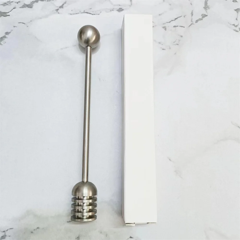 Медовый Миксер с прямой ручкой из нержавеющей стали 304 современная простота