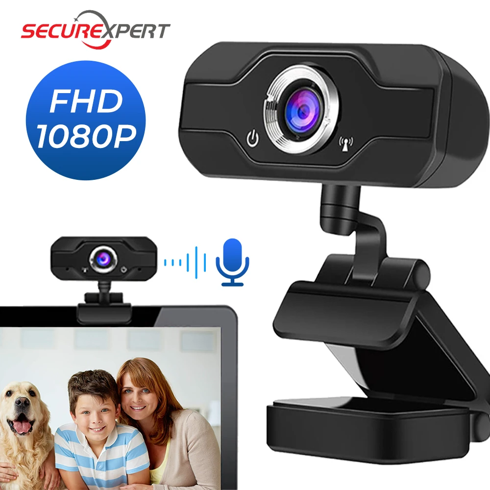 

Веб-камера SECUREXPERT U6, 1080p, full hd, с микрофоном
