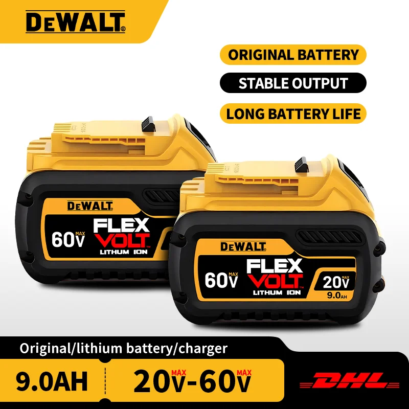 Литий-ионный аккумулятор Dewalt 20 В/60 В MAX DCB609 DCB200 DCB201 DCB182 DCB204 9 Ач