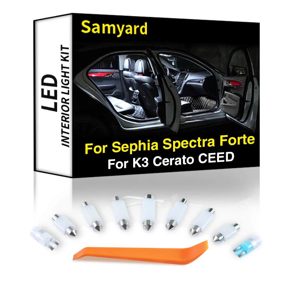 

Interior LED Light Kit For KIA Sephia Spectra Forte K3 Cerato CEED JD GT SW 2006-2018 2019 2020 Car Bulb Dome Trunk Lamp