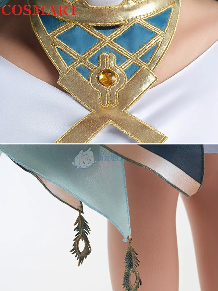 COSMART Genshin дальний фарузан платье женский косплей костюм искусственная игра Аниме