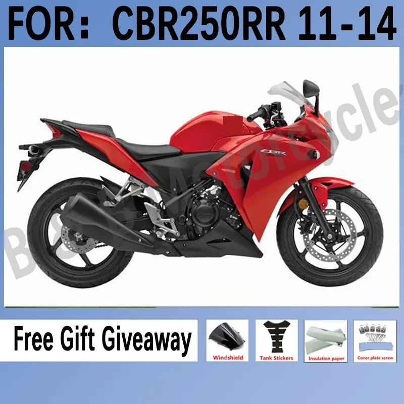 

Motorcycle Injection Mold Fairings for Honda CBR250 RR CBR250RR 2011 2012 2013 2014 CBR 250 RR 11-14 Fairings Set Red