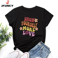 jfuncy fashion tees top women cotton short sleeve t shirts woman harajuku graphic t shirts 2022 summer female clothing tshirt