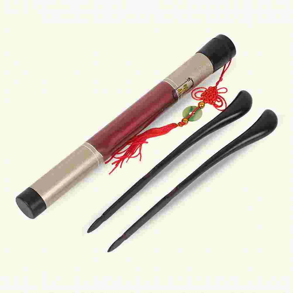 Dulcimer Hammer Yangqin Stick Skewer Музыкальные принадлежности молотки из черного дерева для