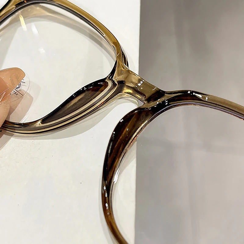 Прозрачные очки в полной оправе модные интернет-знаменитости компьютерные с