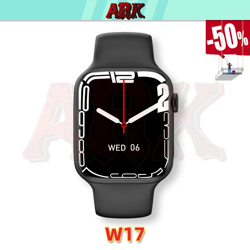 

Оригинальные Смарт-часы Watch7 W17 с пульсометром, Смарт-часы для OPPO Xiaomi PK DT7 Pro Max DT100 Pro Max W27 37 Pro Poco X7