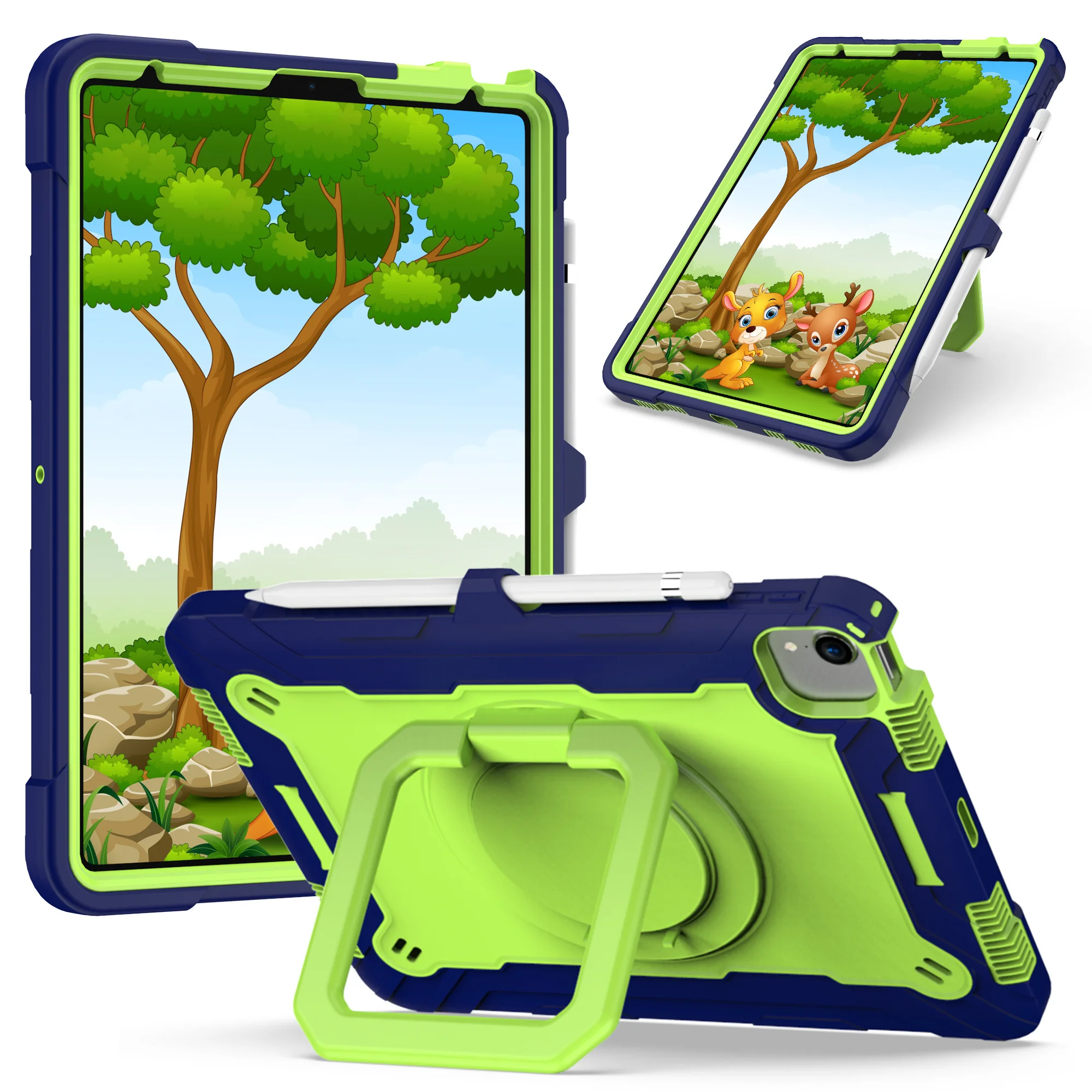 

For iPad Air 4 Case for iPad Pro 11 2020 2018 Case for New iPad Pro 11 Case 2021 Kids Stand Cover