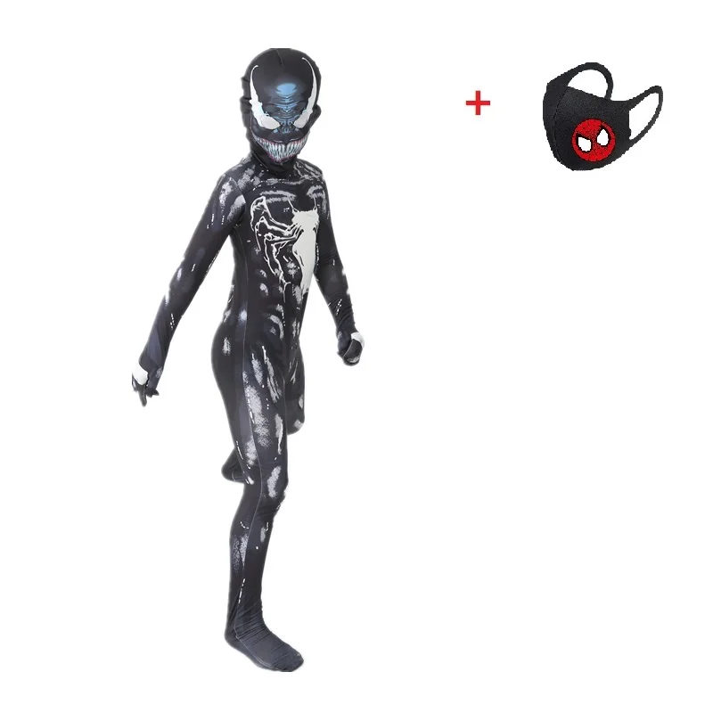 Children's Holiday Gift Spiderman Sostume Iron Man Hero No Return Expedition Cosplay Cosplay Costume Venom Remi Tony Cos Tights