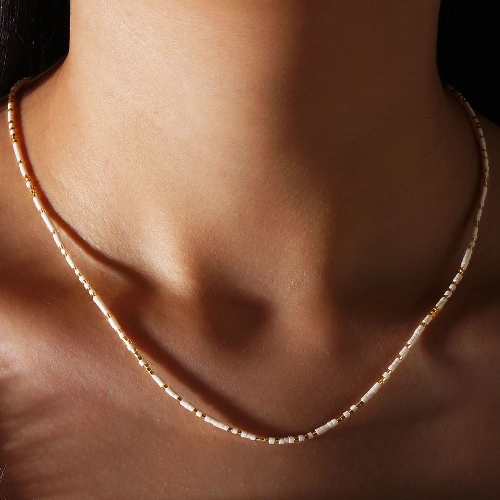 Go2boho Элегантное Мини-колье Серии Seed 2024 Дизайнерские Украшения Ручной Работы Из