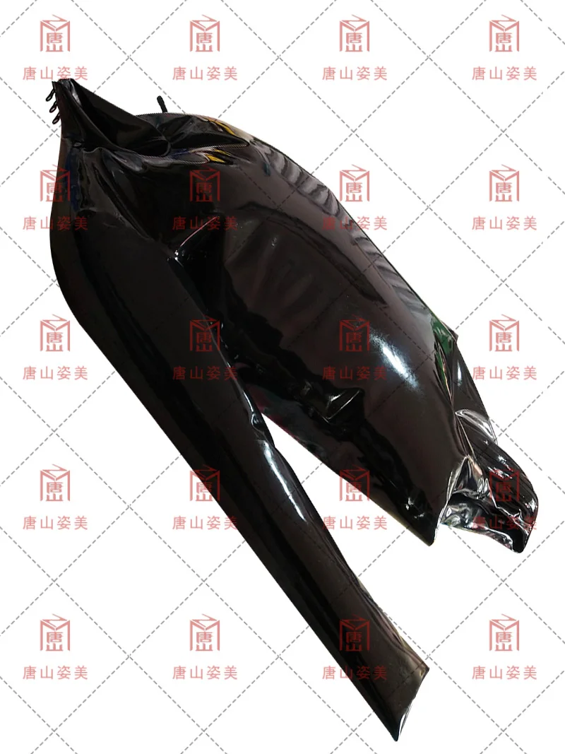 Латексный костюм-кошка на плечо красный латексный женский жилет резиновый