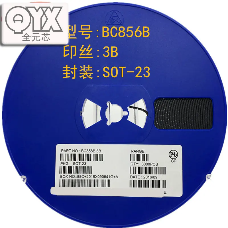 

1000PCS/LOT BC856B 3B SOT-23 PNP signal transistor SMD triode