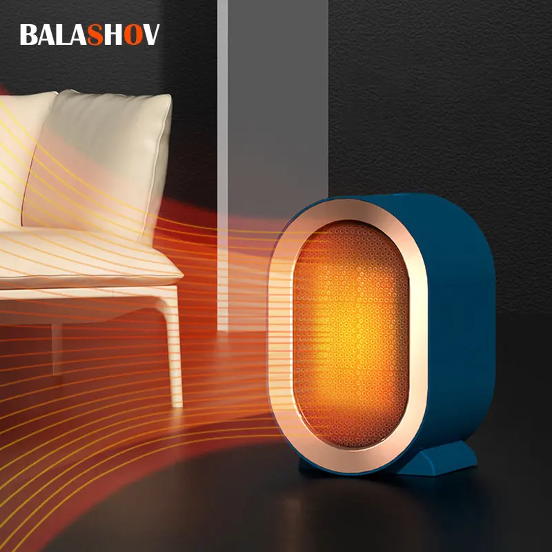 1200W Electric Heater Portable Desktop Fan Heater Heating Wa
