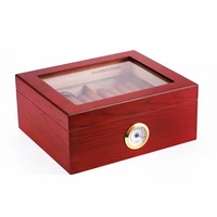 hannicook large capacity classic cedar skylight cigar box wooden cigar box