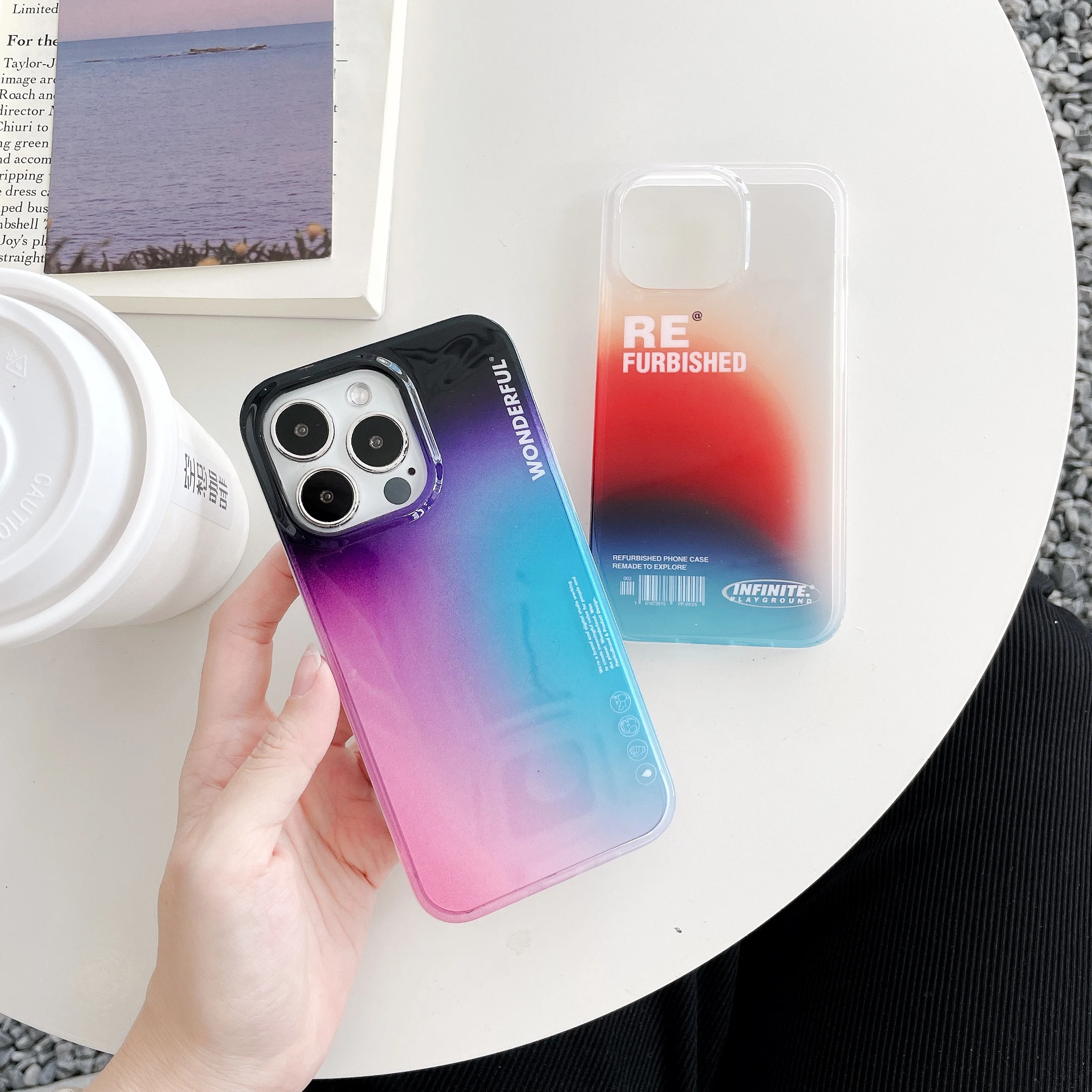 

Gradual Smooth Surface Gentle Temperament Sweet Creative Unique Popular Iphone 11 12 13 14 Pro Max Full Coverage Phone Case