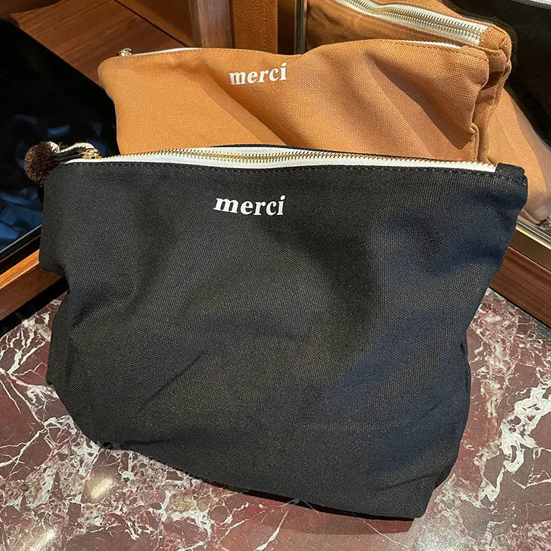 Canvas Cosmetic Bag Women Retro Makeup Storage Necesserie Organizer Travel Toiletry Bags Cute Pencil Case |