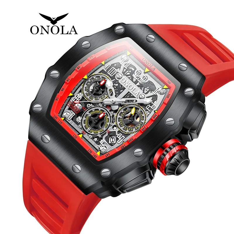 

Luxury Watch Men Brand ONOLA Multifunctional Sports Gold Watch Men's Waterproof Quartz Watches