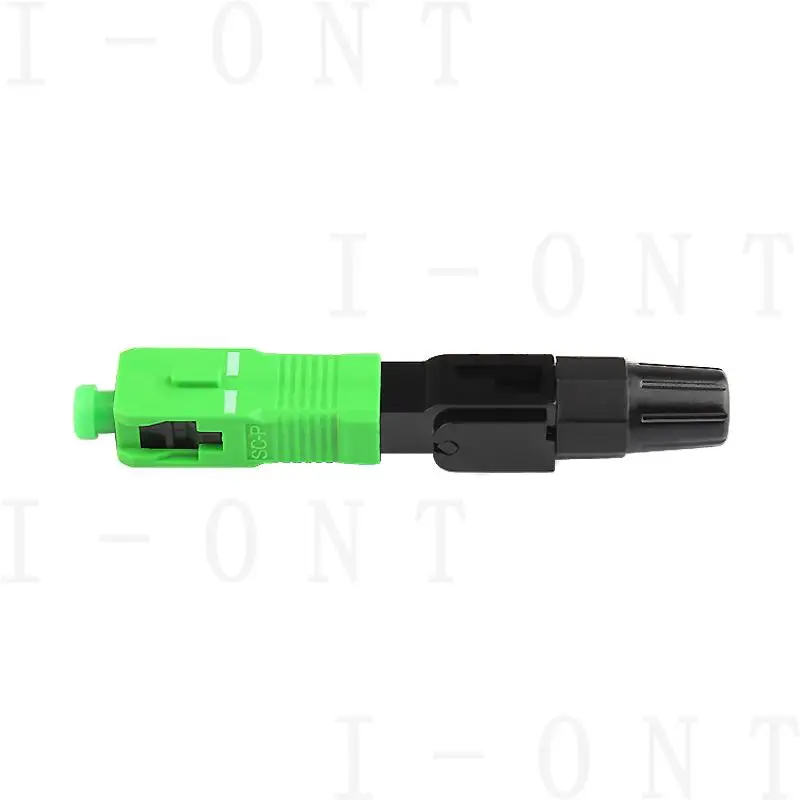 Free Shipping 100/200/300/400PCS FTTH SC APC Single-Mode Fiber Optic Quick Connector FTTH Fiber Optic Fast Connector Connector