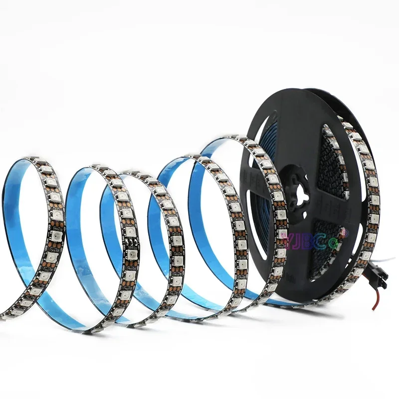 5 В WS2812 WS2812B 5050 RGB светодиодная лента полноцветный свет 30/60/74/96/144 пикселей/м WS2811 IC