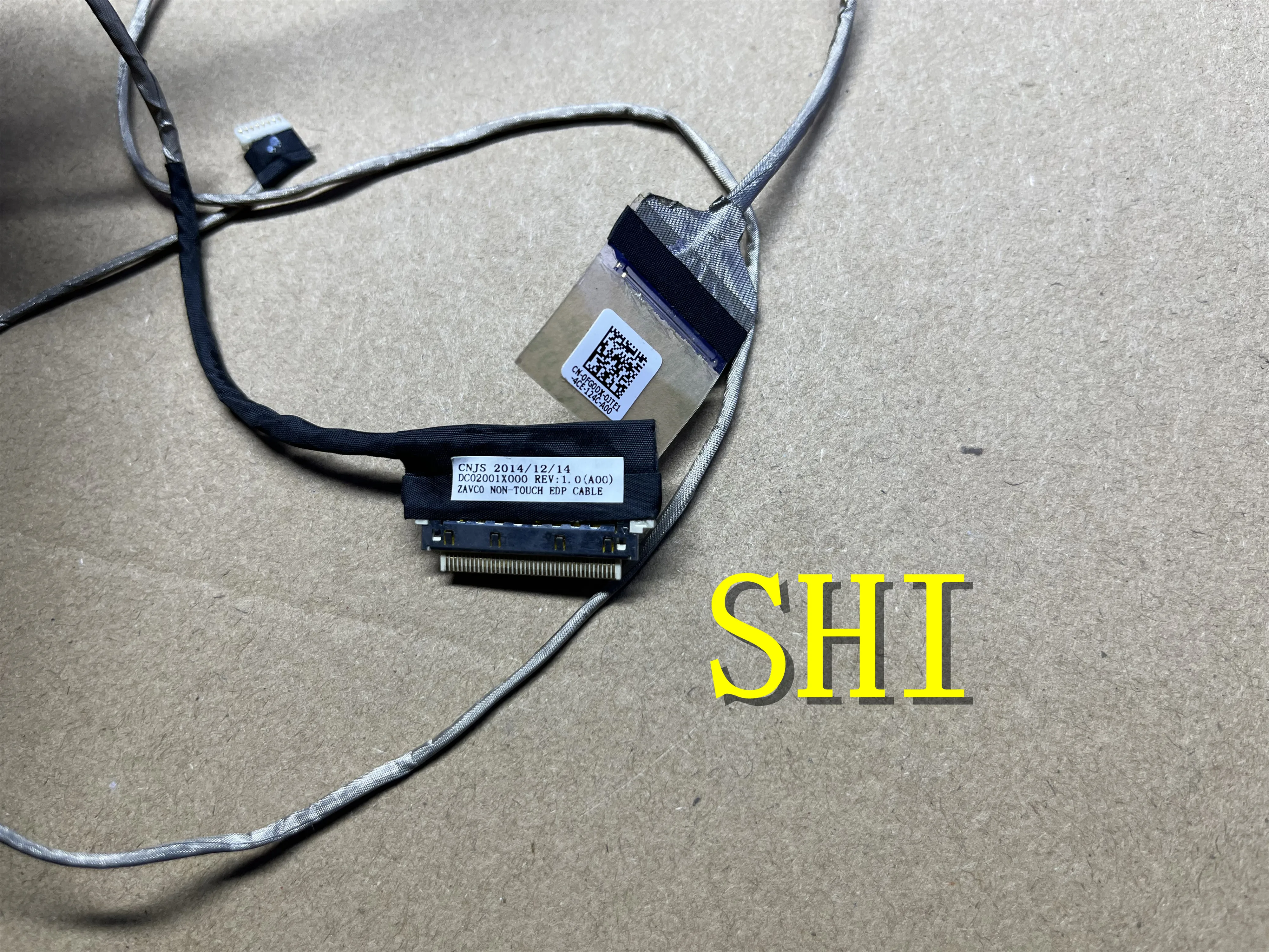 0FG0DX для Dell Inspiron 5000 15-5545 5547 кабель светодиодного ЖК-экрана FG0DX DC02001X000 5548 тест ОК