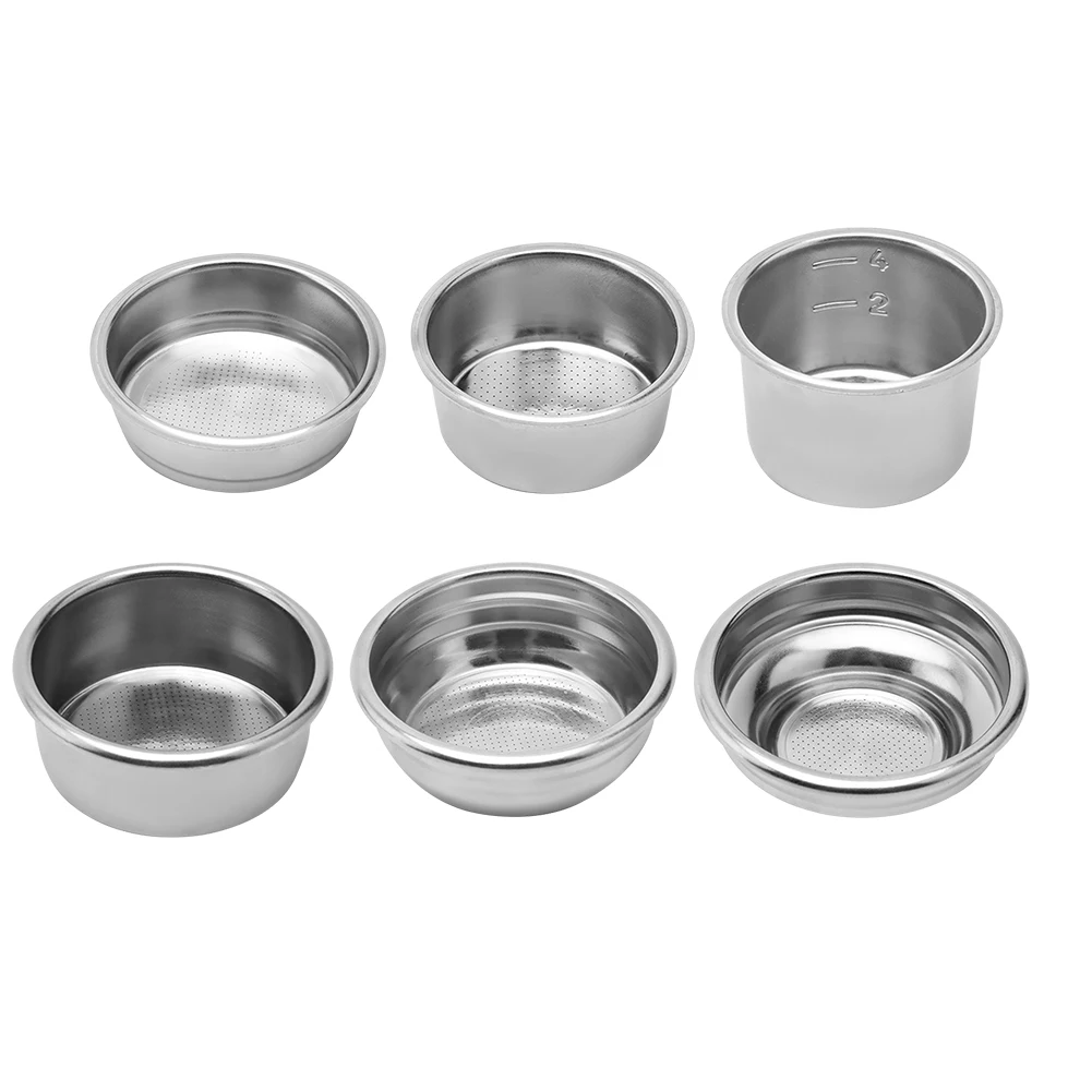 

Car RV Filter Coffee Mouth Filter Cup 51/54/58mm Filter Basket Coffee Spoon Quantitative Ring Brush Milk Cup Towel Pad Accessori