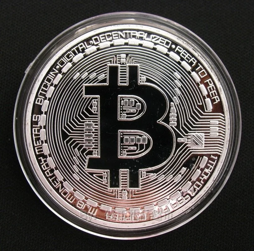 Позолоченная монета Биткоин коллекционный подарок Casascius Бит арт-коллекция монет