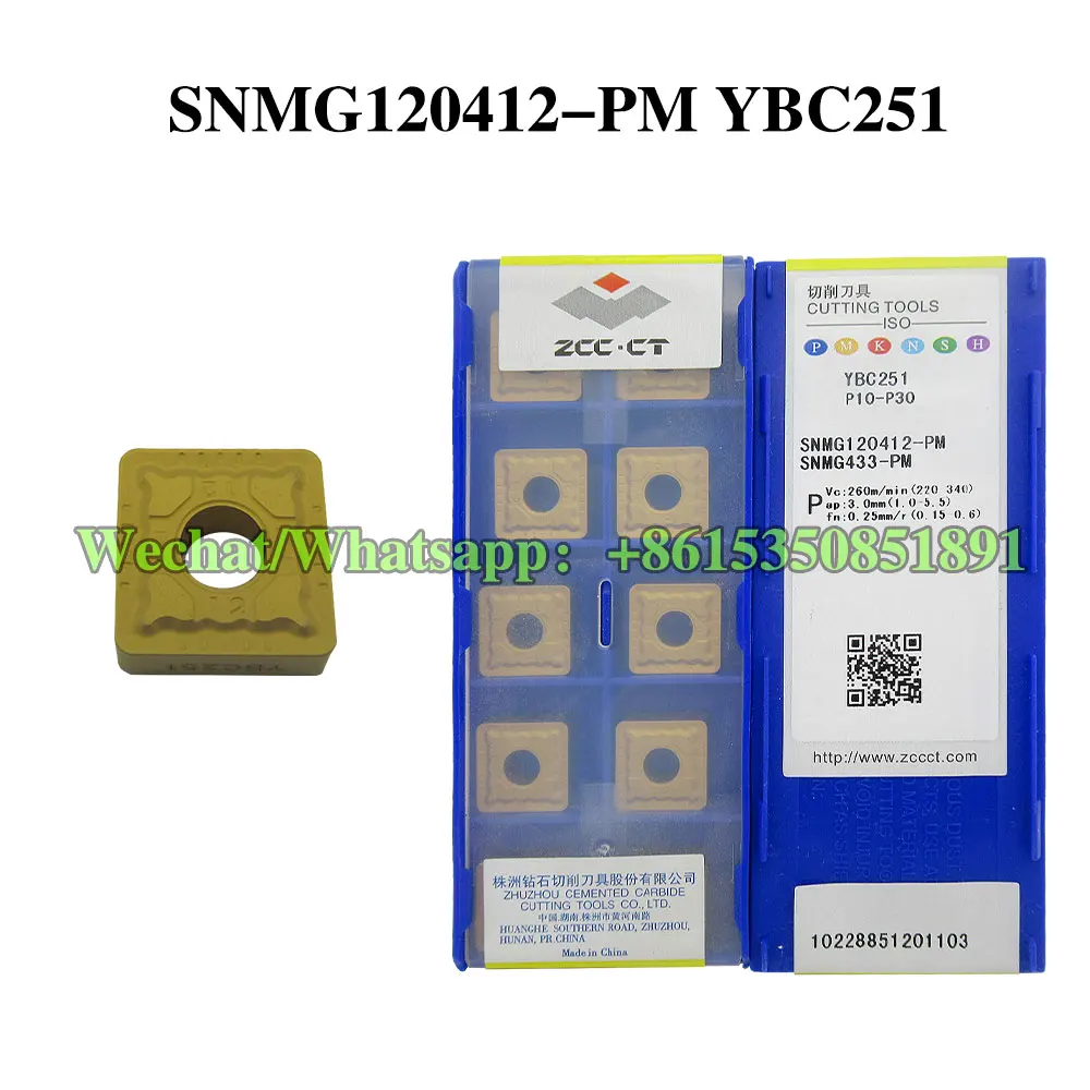 

ZCC CT SNMG 120412 -ПМ СНМГ 120416 -ПМ СНМГ 150608 -ПМ СНМГ 150612 -PM YBD152 YBC251 YBD102 YBC152 YBC252 YBD151 YBC351 Режущий инструмент с ЧПУ