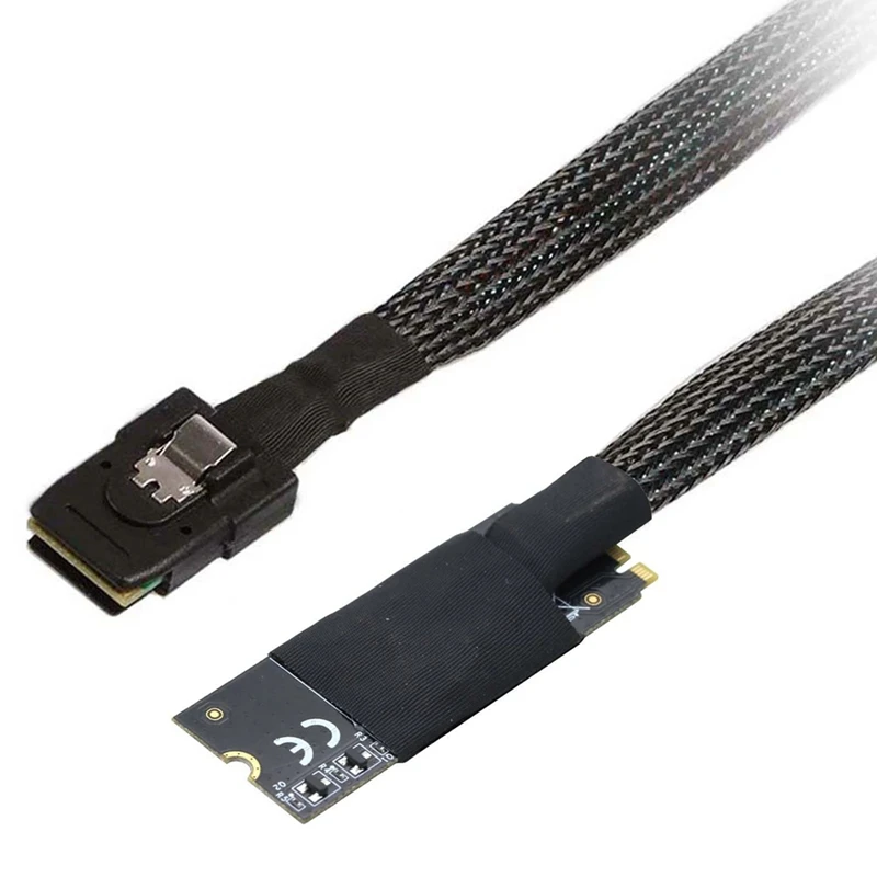 Высокоскоростной кабель M.2 (M-Key Nvme 2260) для сервера MINI SAS SFF-8087 Plug and Play