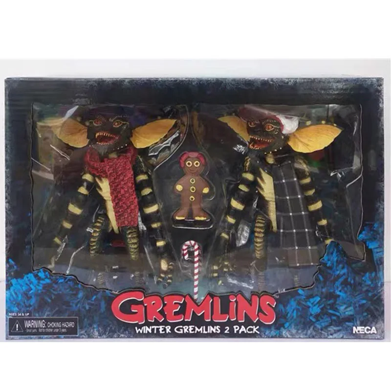 

NECA Original Elf Gremlins Figure Little Monsters Ultimate Spend a Merry Christmas With Gremlins Action Figure Movable Toys Gift