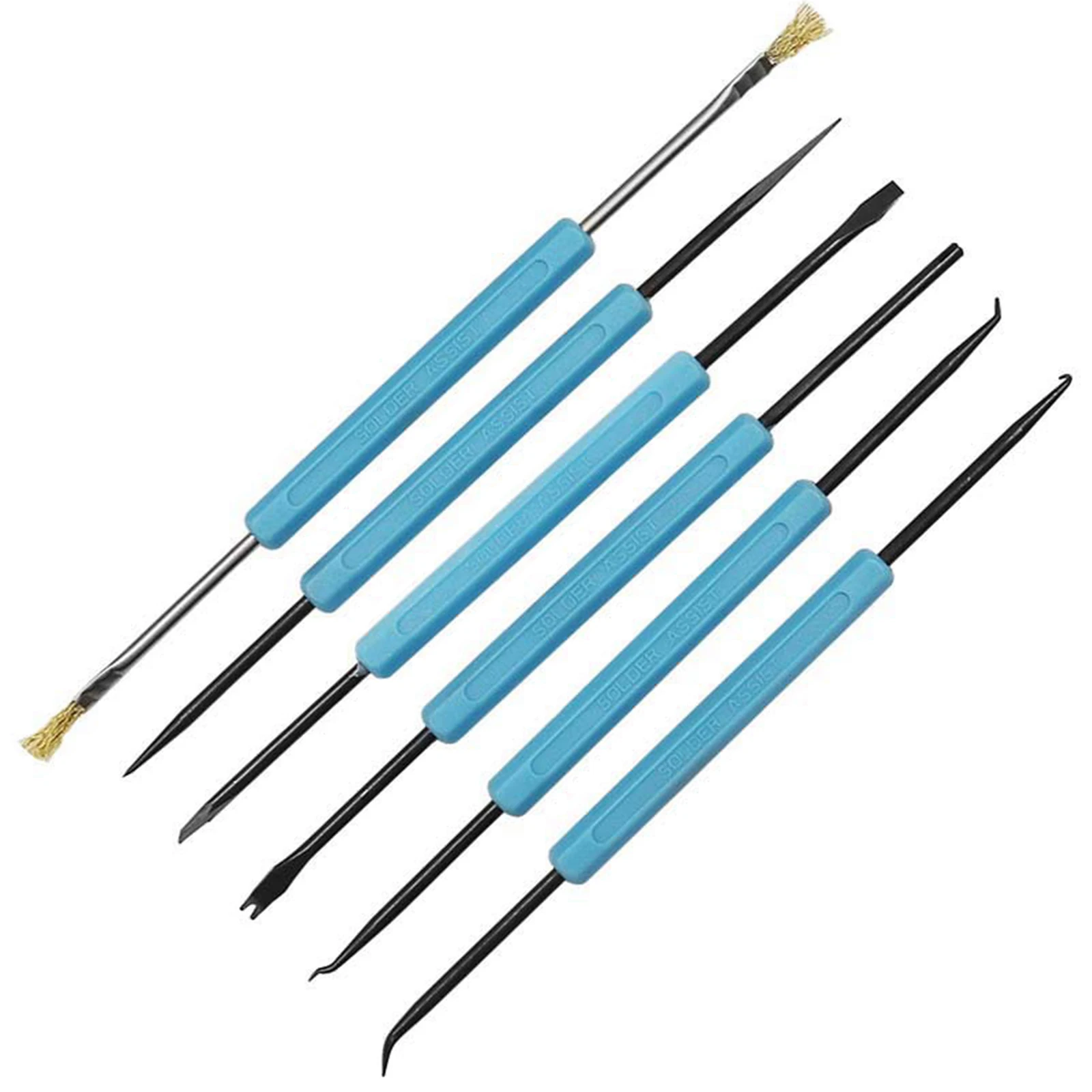 

6pcs/set Welding Auxiliary Tools PCB Desoldering Combination Circuit Board Welding Kit Repair Welding Assistance Tool