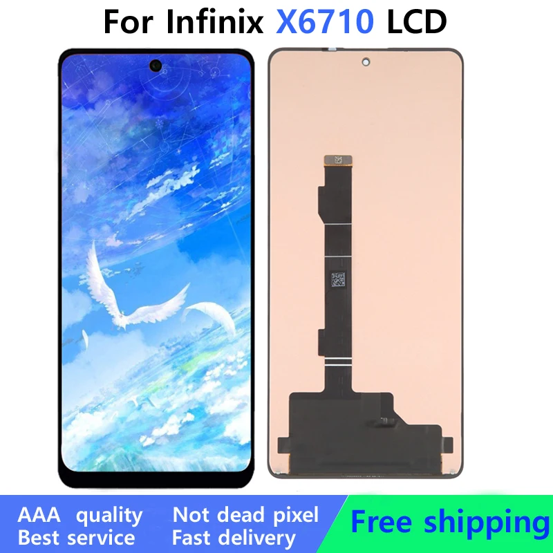 Протестированный ЖК-дисплей для Infinix Note 30 Pro запасные части в сборе дигитайзера