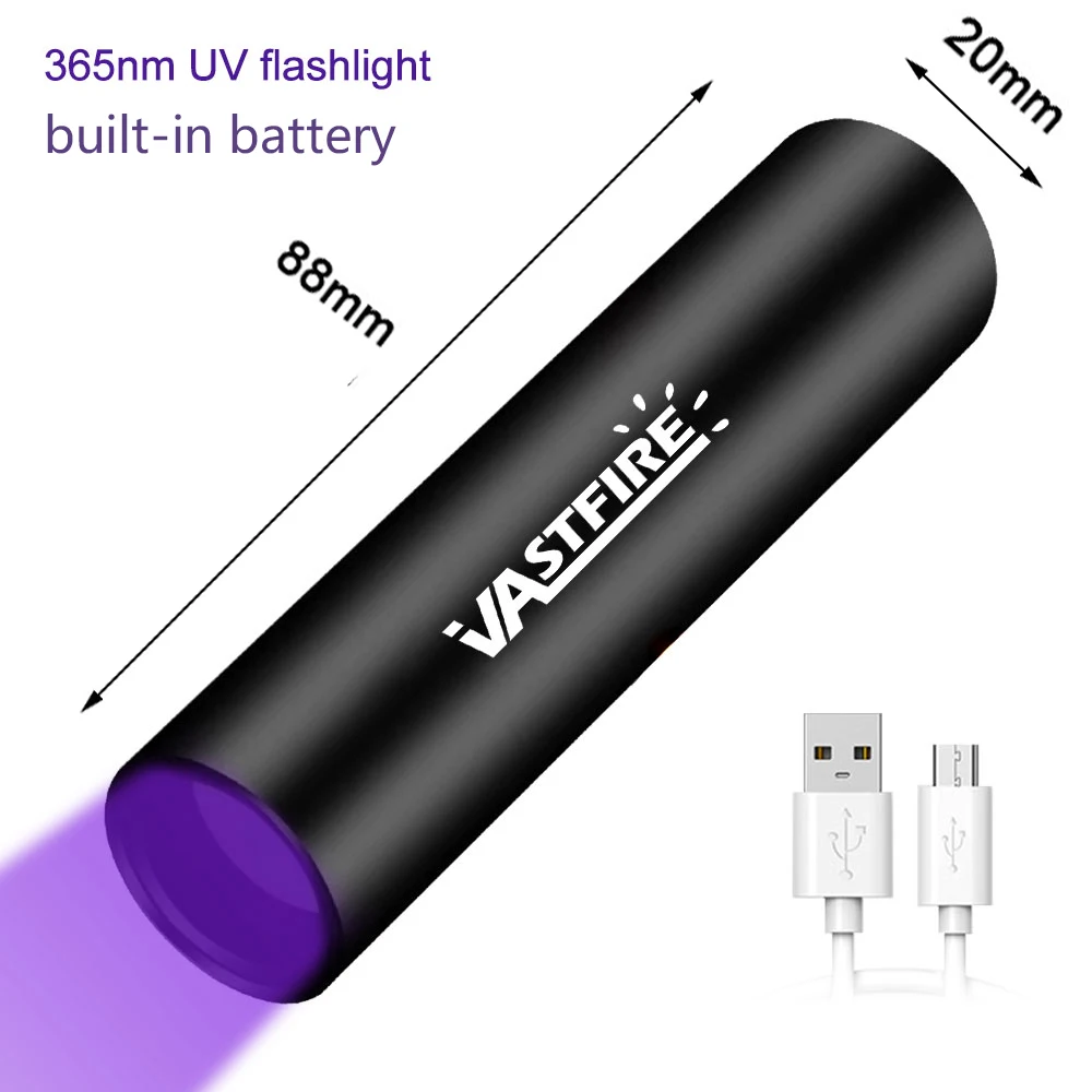 

VASTFIRE УФ-фонарик 365нм 395нм