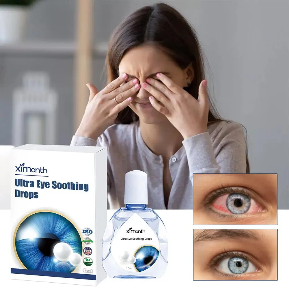 

Eyesight Improvement 15ml High Quality Eye Drops Relieve Drop Eyes Clean Dry Detox Discomfort Itchy Liquid Blurred Vision Y8V5