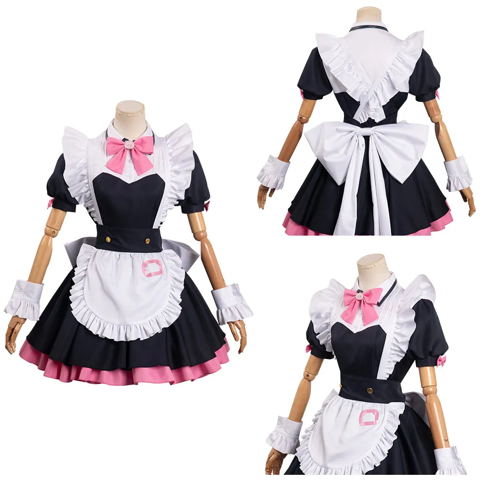 

Akiba Maid Sensou Wahira Nagomi Cosplay Costume Maid Dress Outfits Halloween Carnival Suit
