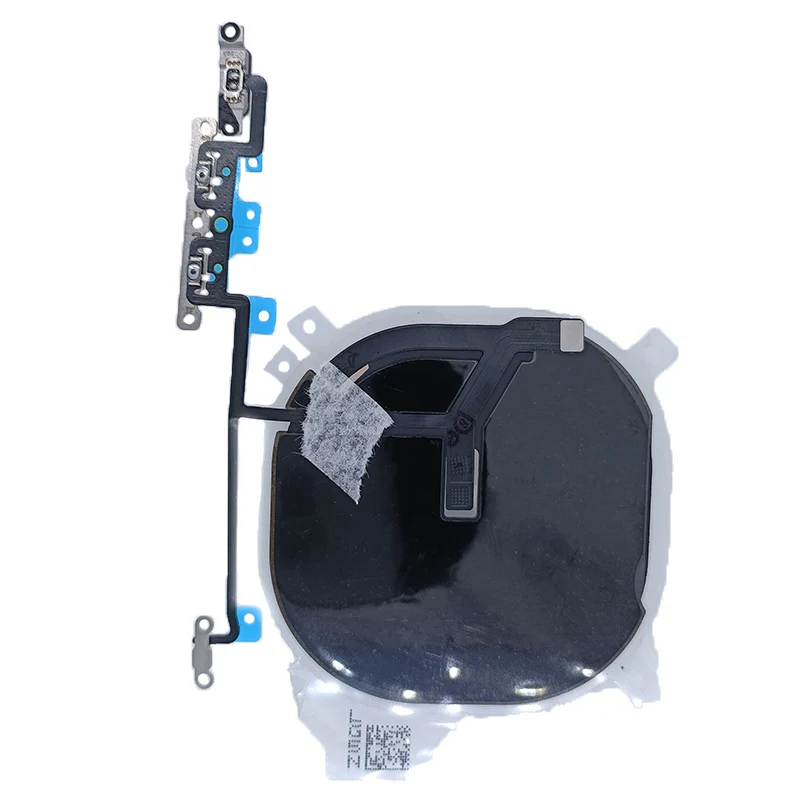 1pcs Беспроводная зарядная катушка с гибким объемным кабелем для iPhone 11 12 Pro Max X XR XS Зарядное устройство панель наклейка WPC Pad Детали.