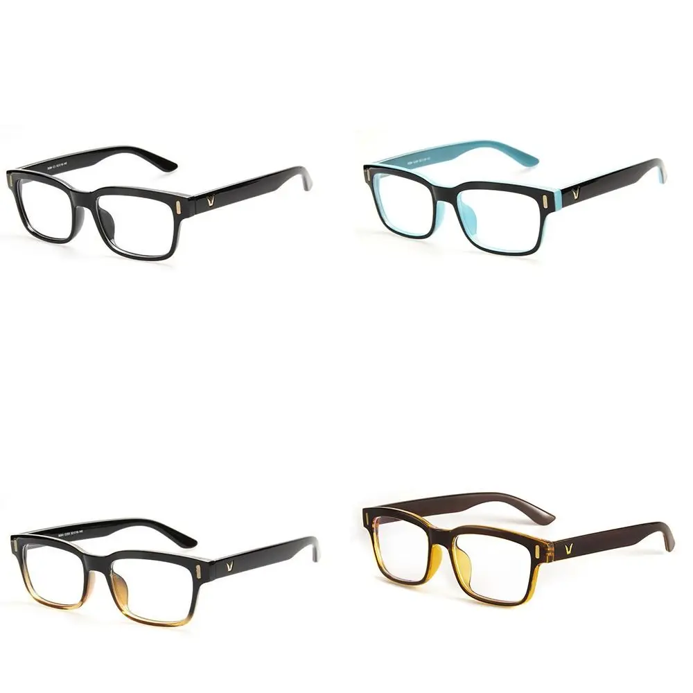 Очки для чтения из поликарбоната в винтажном стиле чёрной коричневой квадратной