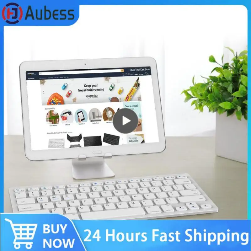 Горячая BK3001 ультратонкая 78-клавишная беспроводная клавиатура подходит для