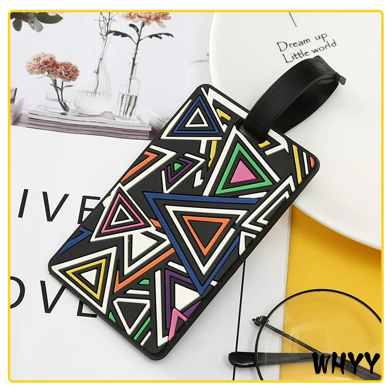 

Travel Accessories Creative Luggage Tag Baggage Name Tags PVC Luggage Tags