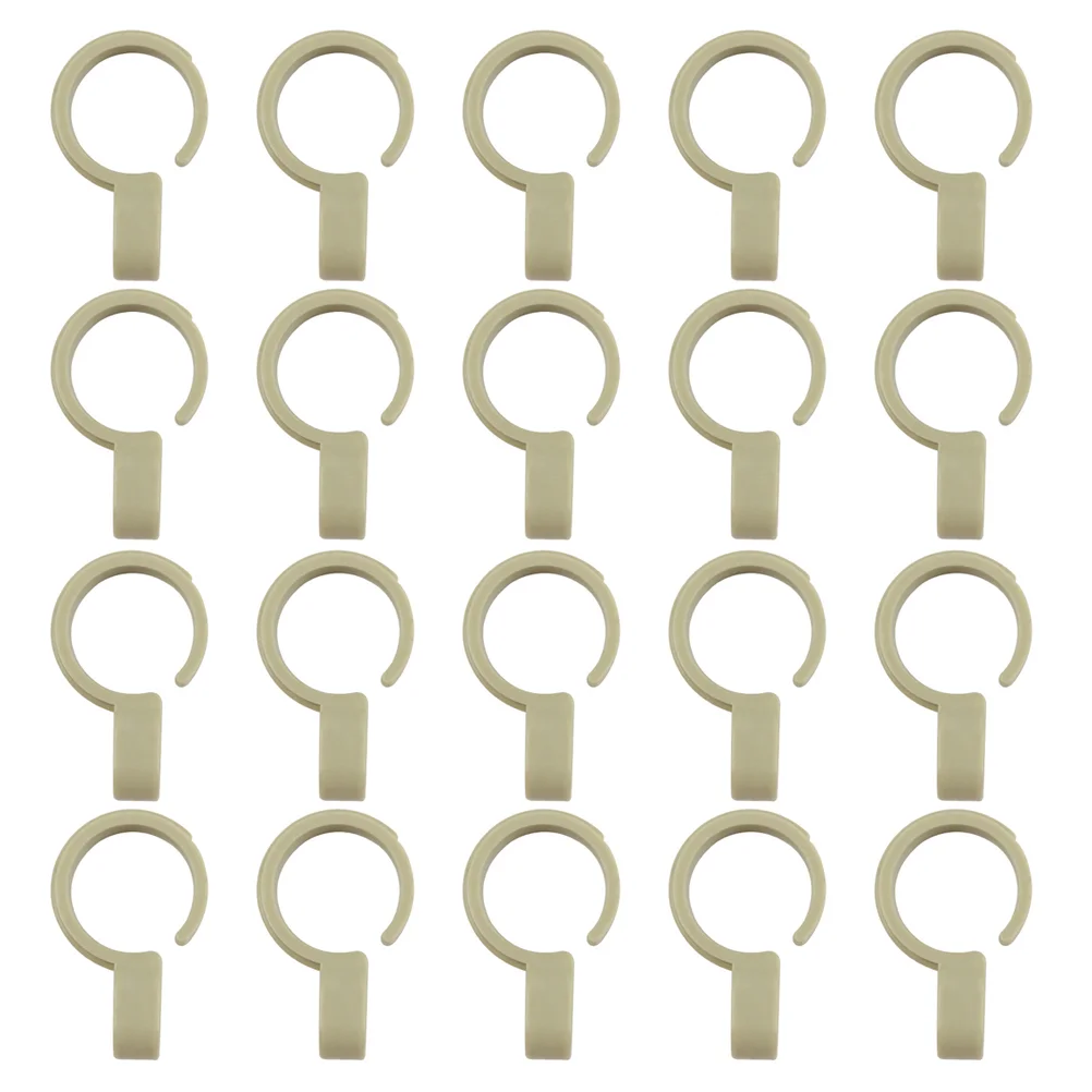

100Pcs Plastic Clothes Drying Rack Buckles Fixing Buckles Non-Slip Fixed Button