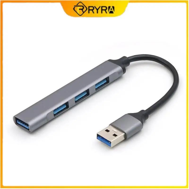

2023 New Four-in-one USB Hub 4-port USB Hub Aluminum Alloy Splitter For Keyboards/mice/USB Available In Type-c And USB