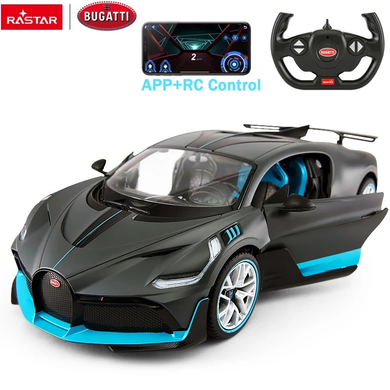 

Радиоуправляемый автомобиль RASTAR Bugatti Divo, 1:14, 600 мАч, с дистанционным управлением через приложение, модель автомобиля со светодиодной подсветкой, игрушечный автомобиль, подарок для взрослых