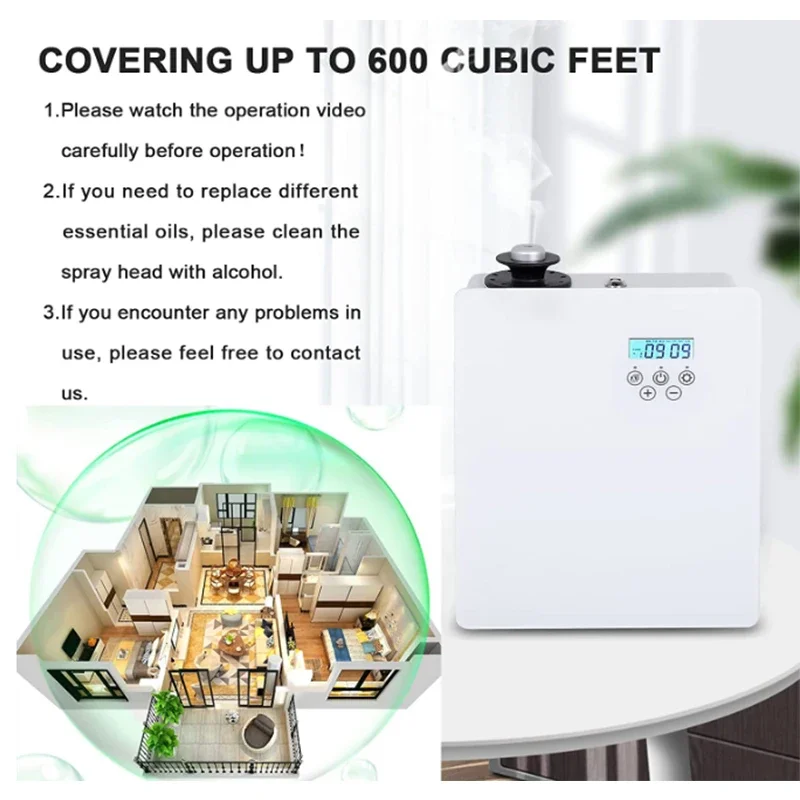 Фото Для Smart WiFi Bluetooth ароматизатор HVAC эфирное масло ароматизатор распылительная машина S1500 №2