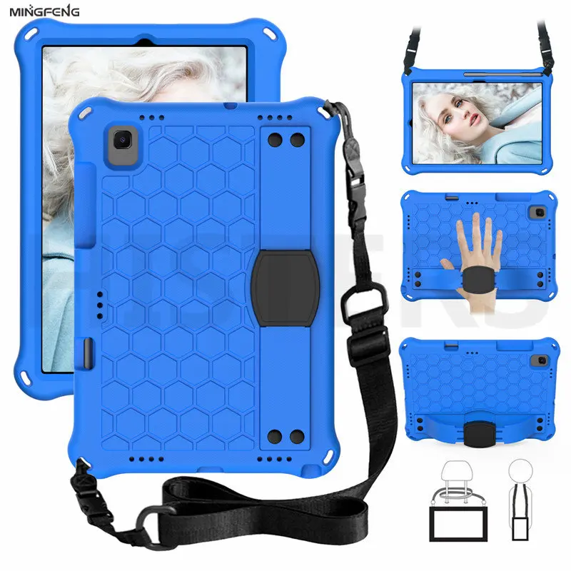 

Kids Safety Shockproof EVA Cover Case For Samsung Galaxy Tab S5e SM-T720 SM-T725 10.5" Tablet Handheld Funda with Shoulder Strap