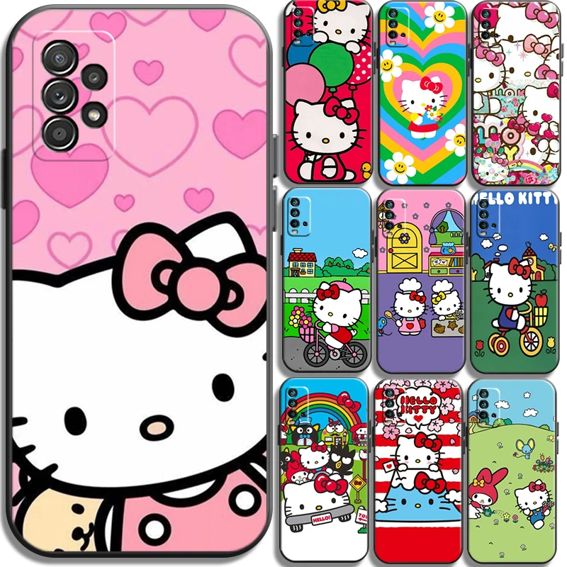 

Hello Kitty 2022 Phone Cases For Xiaomi Redmi 9AT 9 9T 9A 9C Redmi Note 9 9 Pro 9S 9 Pro 5G Cases Carcasa Back Cover Soft TPU