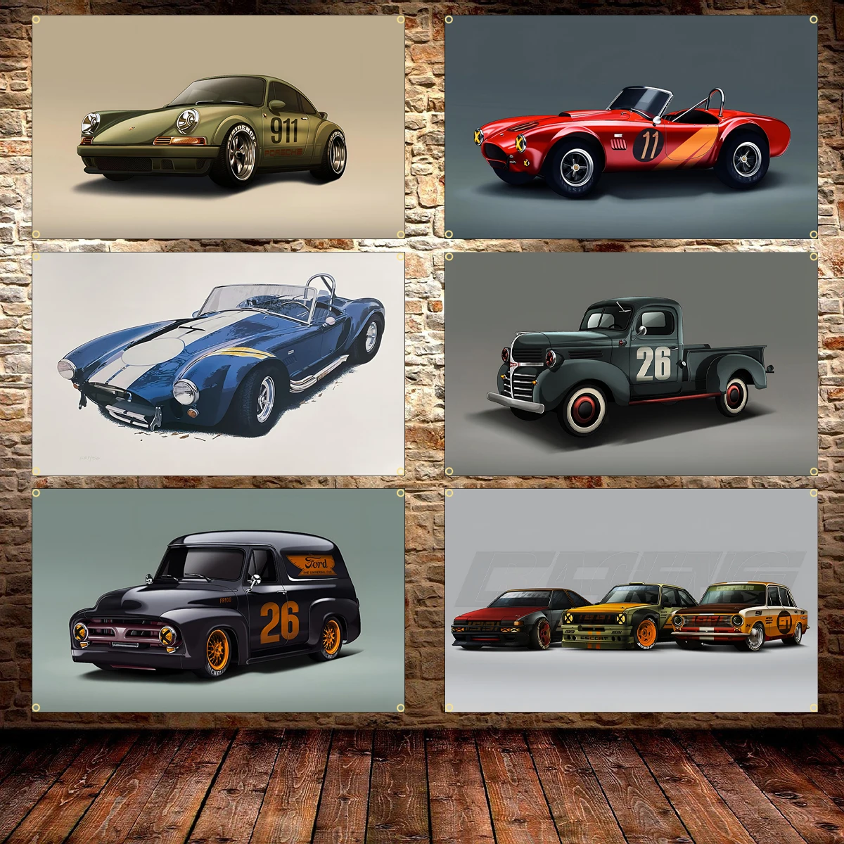 JimonFlag 90x150 см 3x5 футов классический ретро автомобильный флаг полиэстер двойное