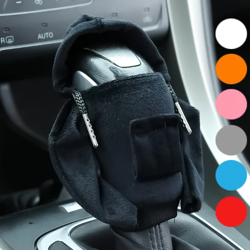 

Car Shift Knob Set Creative Personality Hoodie Handle Set Universal Decorative Car Accessories Shift Lever Handle Set